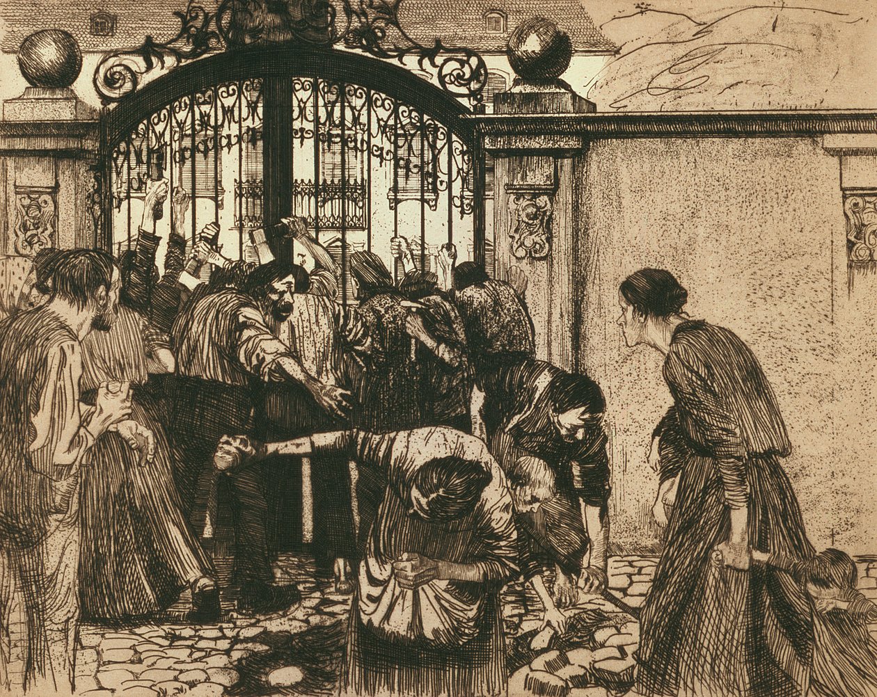 الثورة (بوابات الحديقة) ، 1897 بواسطة كاتي كولويتز