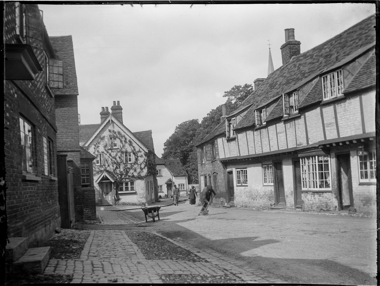 Church Street، Princes Risborough، Wycombe، Buckinghamshire، 01/06/1918 (b / w photo) بواسطة كاثرين جان ماكفي