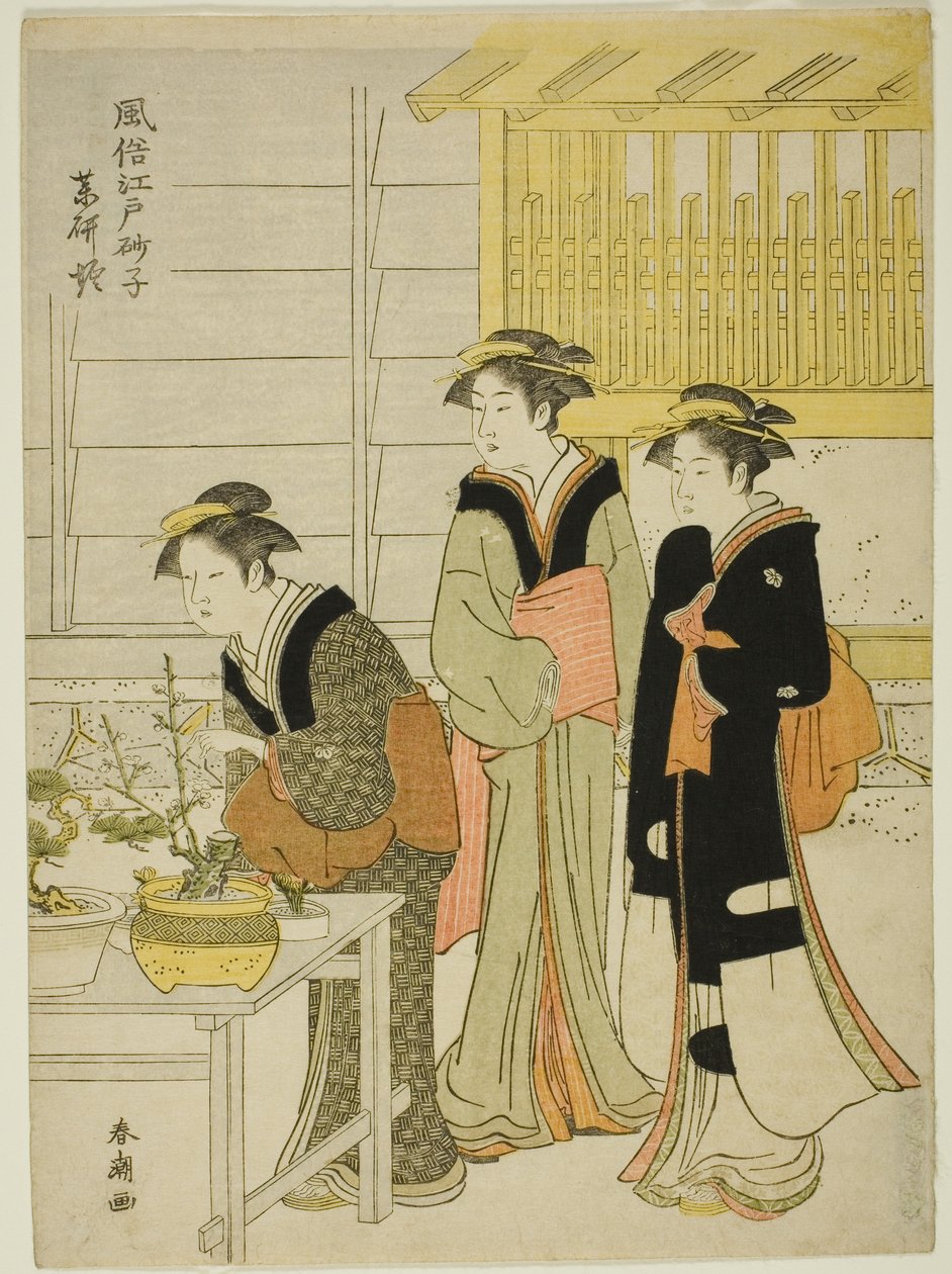 Yagenbori ، من سلسلة "Fashionable Sands of Edo (Fuzoku Edo sunago)" بواسطة كاتسوكاوا شونتشو