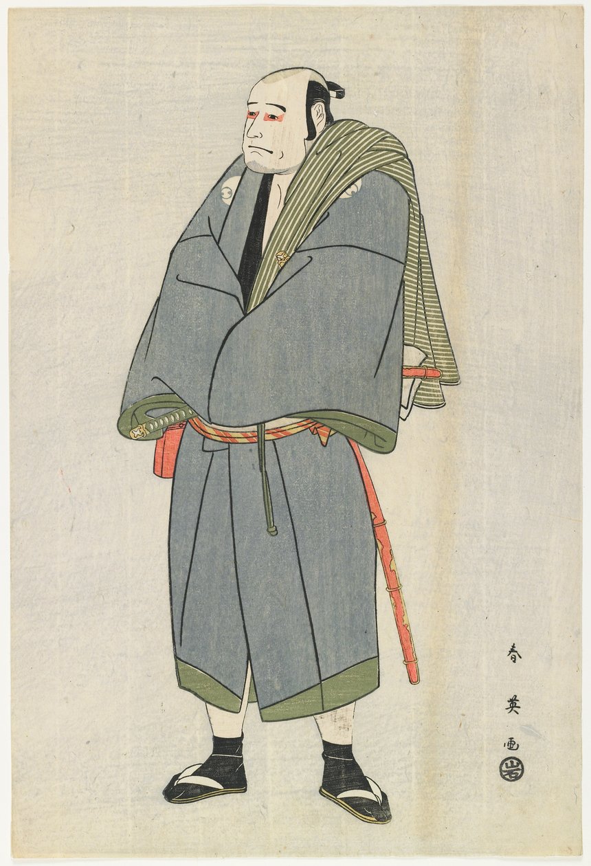 Arashi Ryu_zo بدور Heiemon ، 1795 (طبعة خشبية ملونة) بواسطة كاتسوكاوا شوني