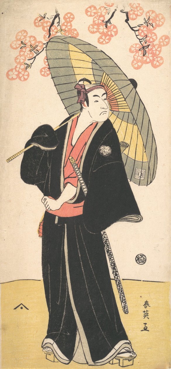 Ichikawa Monosuke II ، حوالي 1790. بواسطة كاتسوكاوا شوني