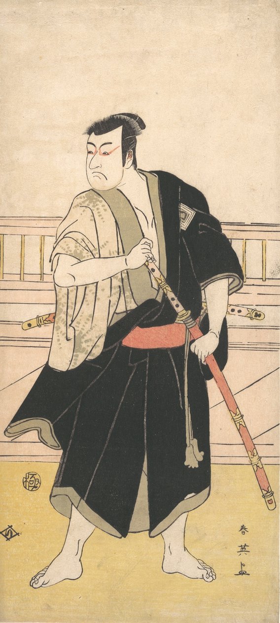 Ichikawa Monosuke II ، حوالي 1790. بواسطة كاتسوكاوا شوني