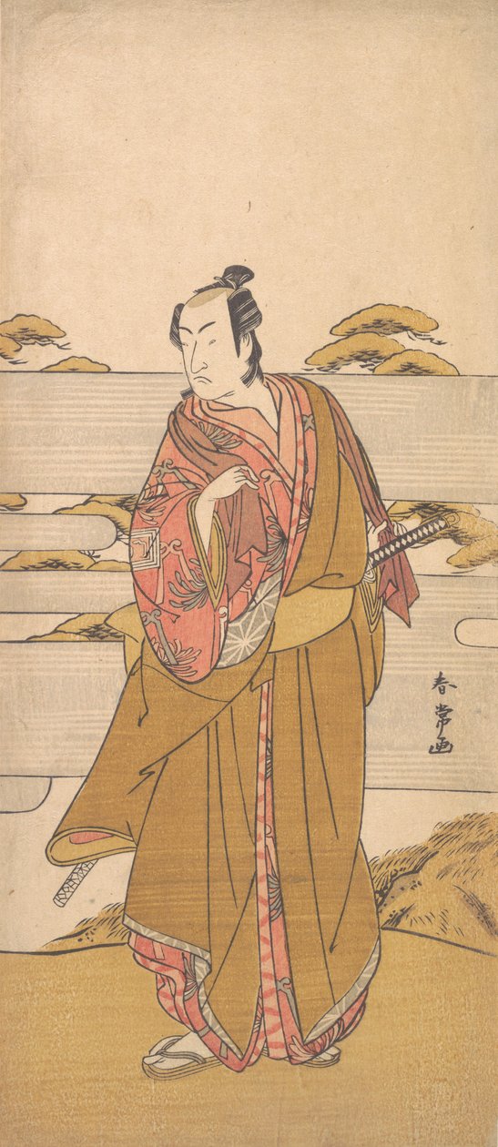 Ichikawa Monosuke II ، حوالي 1790. بواسطة كاتسوكاوا شونجو