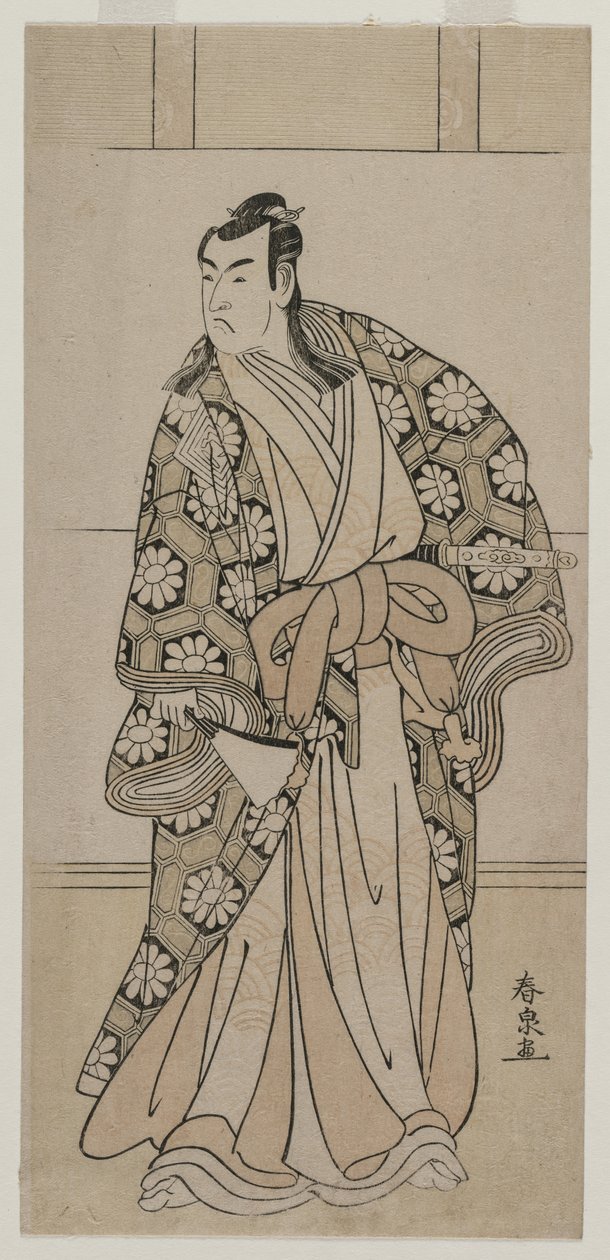 Ichikawa Monnosuke II ربًا بواسطة كاتسوكاوا شونكو الثاني