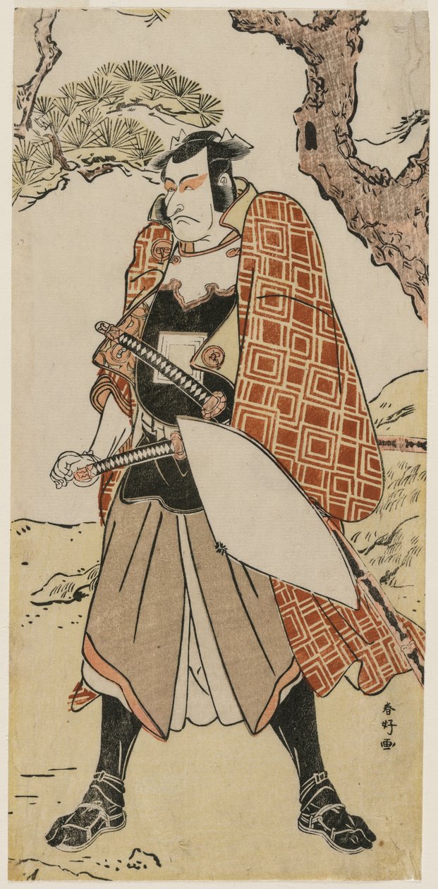 Ichikawa Danjuro V بصفته محاربًا متجولًا بواسطة كاتسوكاوا شونكو