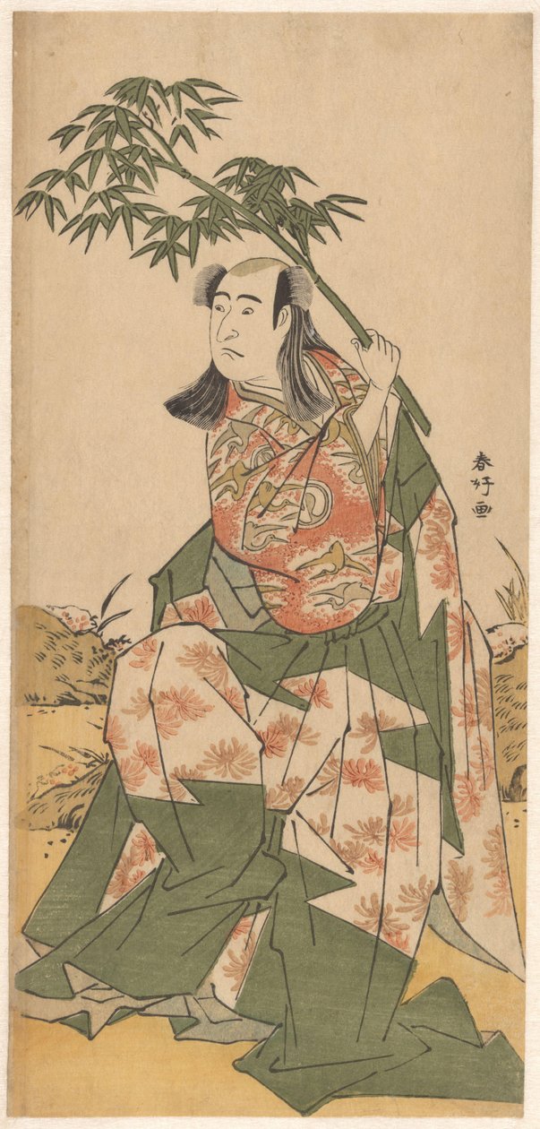 أودا lzuminosuke مع غصن الخيزران بواسطة كاتسوكاوا شونكو