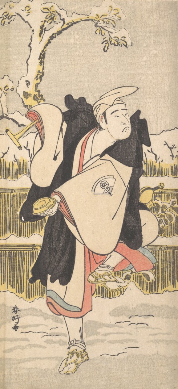 Onoe Matsusuke كراهب Kannen-Butsu أو راهب بوذي متسول ، حوالي عام 1790. بواسطة كاتسوكاوا شونكو