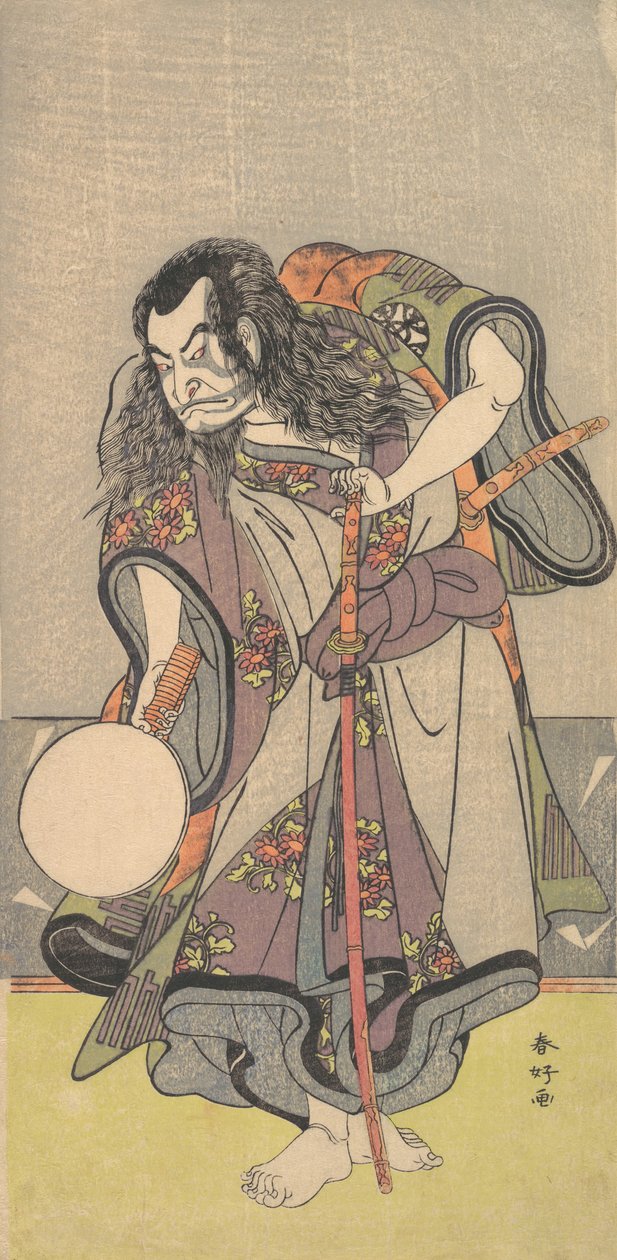 أول ناكامورا ناكازو بصفته ساموراي ، كاليفورنيا. 1780. بواسطة كاتسوكاوا شونكو
