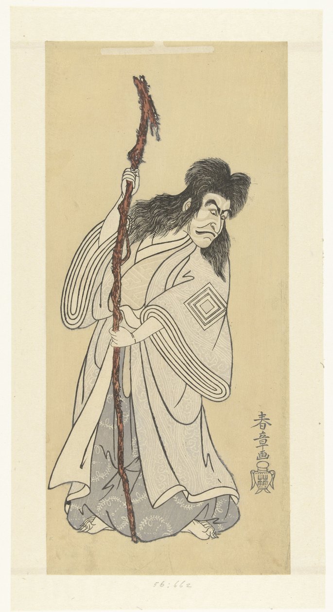 الممثل Ichikawa Danjuro IV في دور van de geest Ki no Natora بواسطة كاتسوكاوا شونشو