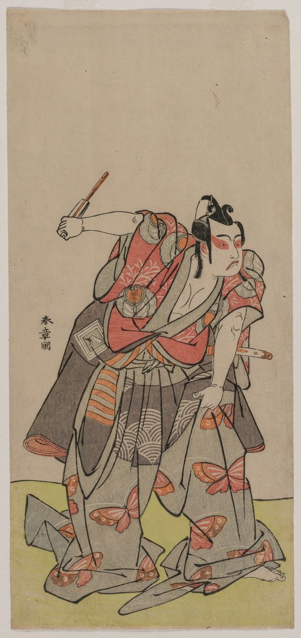Ichikawa Yaozo II بدور Soga no Goro بواسطة كاتسوكاوا شونشو