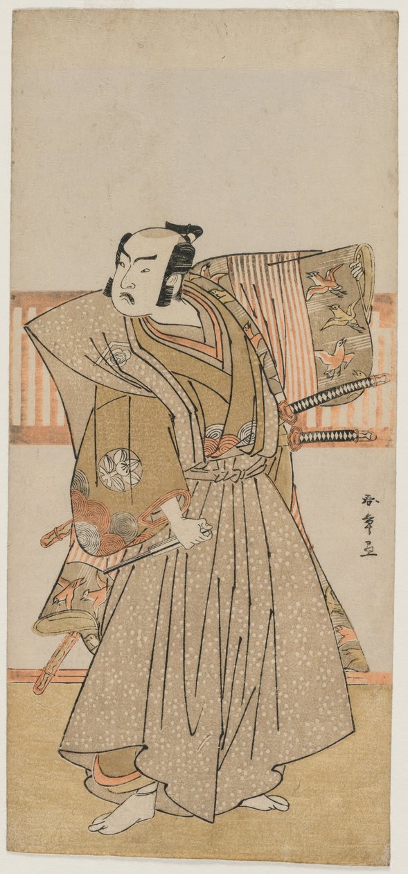 Ichimura Uzaemon IX بدور سوجا نو جورو بواسطة كاتسوكاوا شونشو