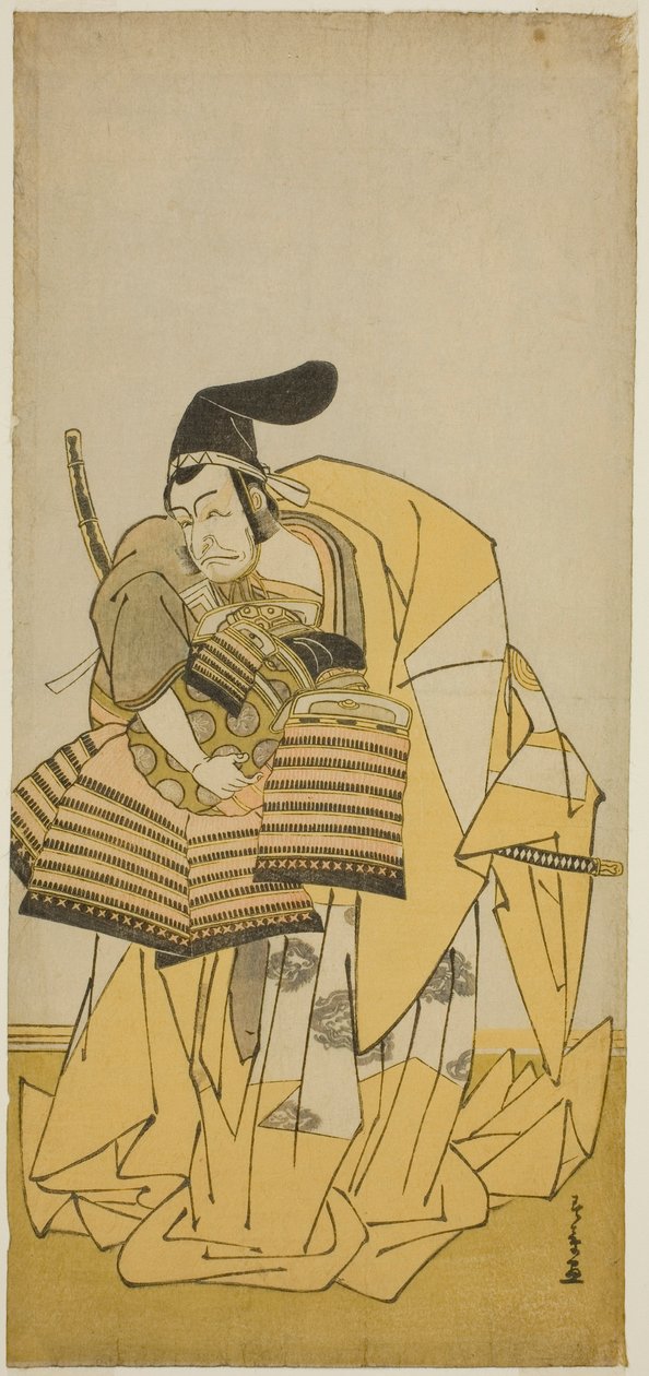 صبغة العنب Ichikawa جيدة مثل Kusudo Saemon Suketsune Te Pay Camry الكلمات المتعلقة بالأسلاف ، Perfor Med At Te Ichimura Te Ichimura Te First Month ، 1776 بواسطة كاتسوكاوا شونشو