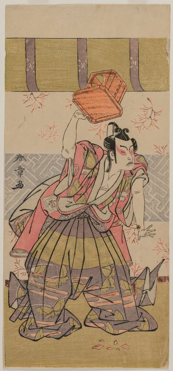 الممثل إيشيكاوا رايزو مثل سوجا نو غورو ، منتصف 1770s. بواسطة كاتسوكاوا شونشو