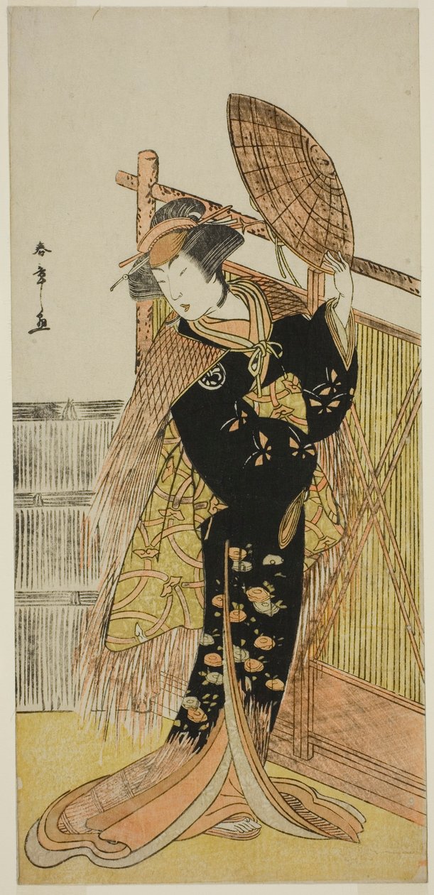 Segawa Chrysanthemum Woman Good As Michichiba عضو Higashi no Mori Sakae Kusunoki أديت في Ichimura عضو Te Eventh Mon th، 1779 بواسطة كاتسوكاوا شونشو