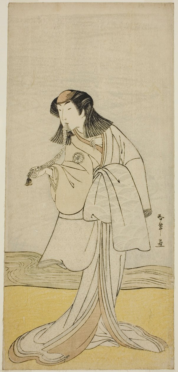 مسرحية Ume-goyomi Akebono Soga ، التي تم عرضها في مسرح Ichimura في الشهر الثاني ، بواسطة كاتسوكاوا شونشو