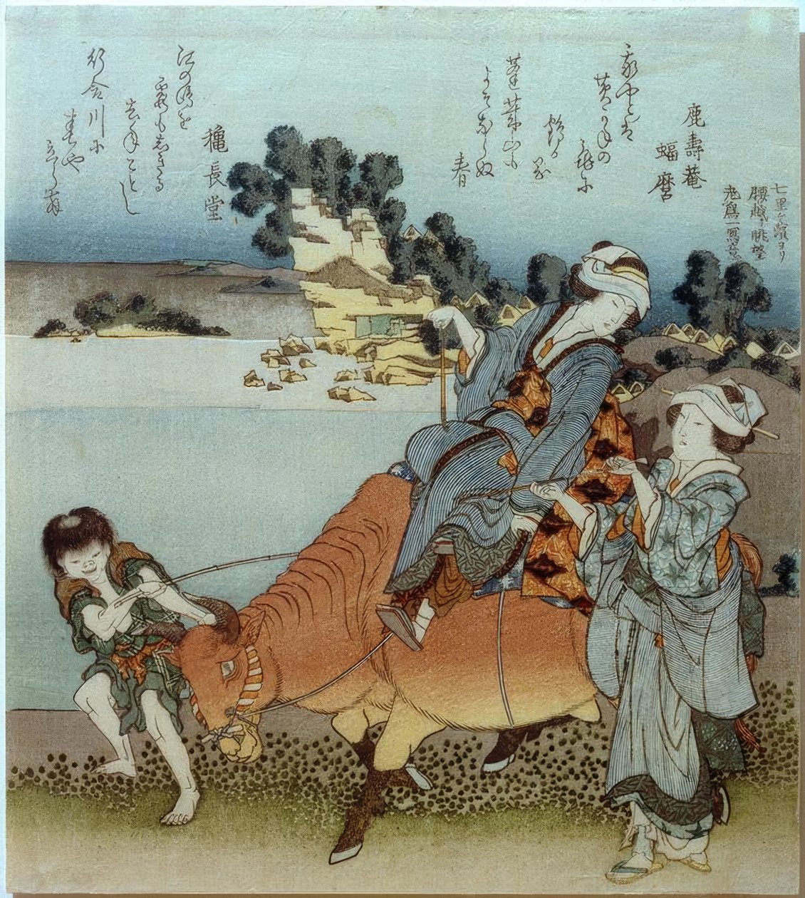 منظر Koshigoe من Shichirigahama بواسطة كاتسوشيكا هوكوساي
