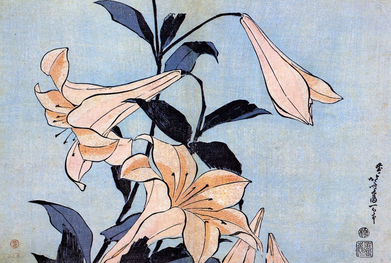 Katsushika Hokusai (1760-1849) (Eco-Ukiyo-e) Vers 1830 S Tate A Shokin no Sewum للفنون الجميلة والمدرسة بواسطة كاتسوشيكا هوكوساي