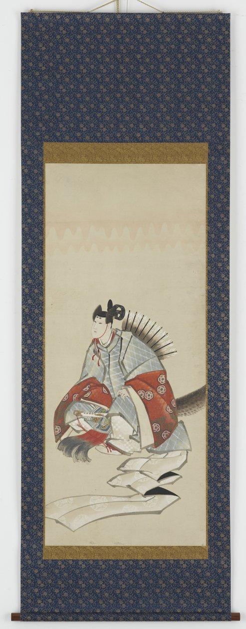 ستة خالدين من الشعر: أريوارا نو ناريهارا ، c.1806-08 (حبر و لون على ورق) بواسطة كاتسوشيكا هوكوساي