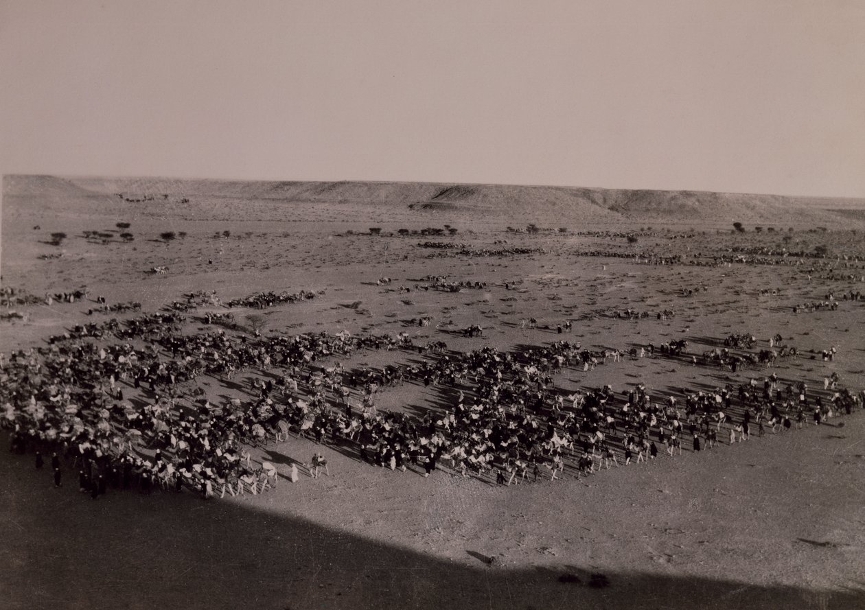 إلى الأمام إلى براك ، الحرب الإيطالية التركية ، ليبيا القرن العشرين (b / w photo) بواسطة فنان غير معروف