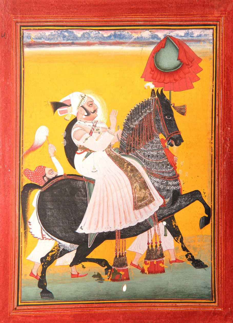روات راغو داس ، 1778 (مرحاض غير شفاف وذهب على ورق) بواسطة كافالا