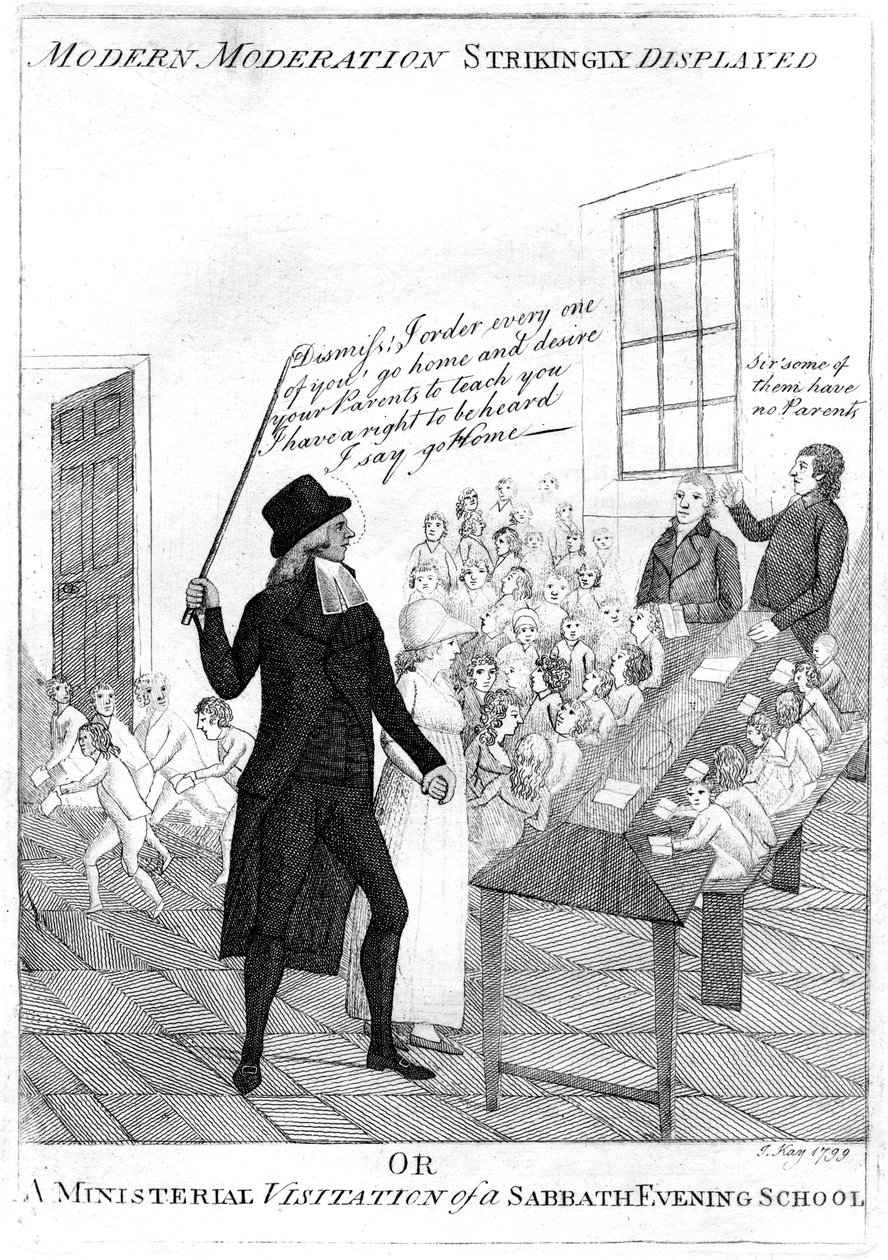"الاعتدال الحديث معروض بشكل لافت للنظر" ، 1799 بواسطة كاي