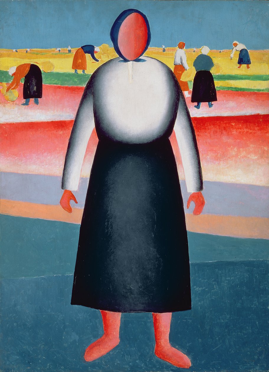 الحصاد ، دراسة للرسم ، 1928-1932 بواسطة كازيمير سيفرينوفيتش ماليفيتش