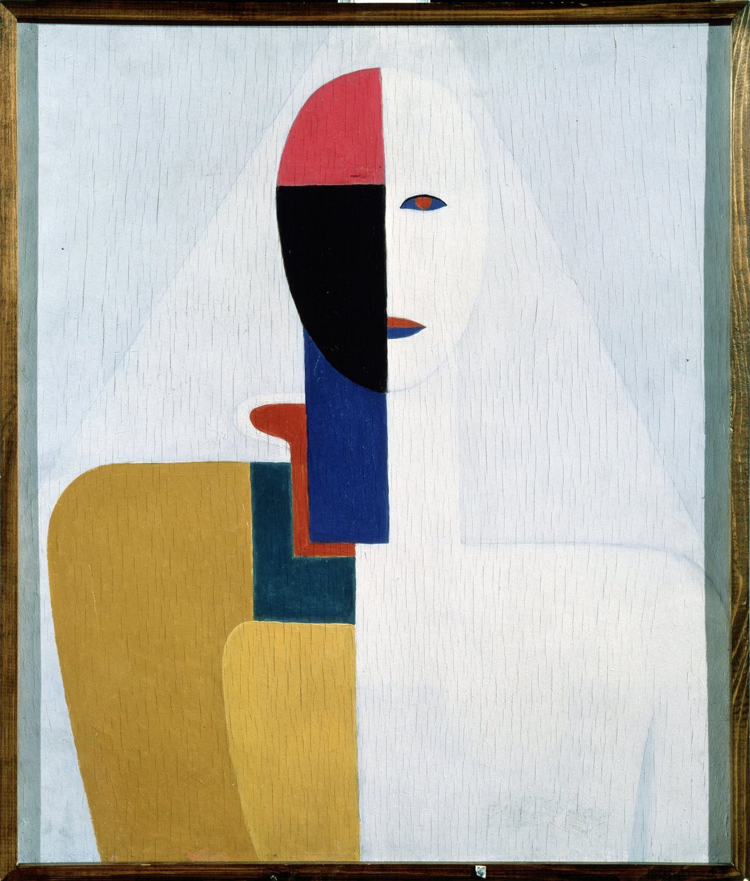 Torso de femme (جذع المرأة). لوحة لكاسيمير سيفرينوفيتش ماليفيتش (ماليفيتش ، ماليفيتش) (1878-1935) ، زيت على خشب. الفن الروسي ، القرن العشرين ، طليعي ، تفوق ، بنائية. متحف الدولة الروسية ، سانت بطرسبرغ. بواسطة كازيمير سيفرينوفيتش ماليفيتش