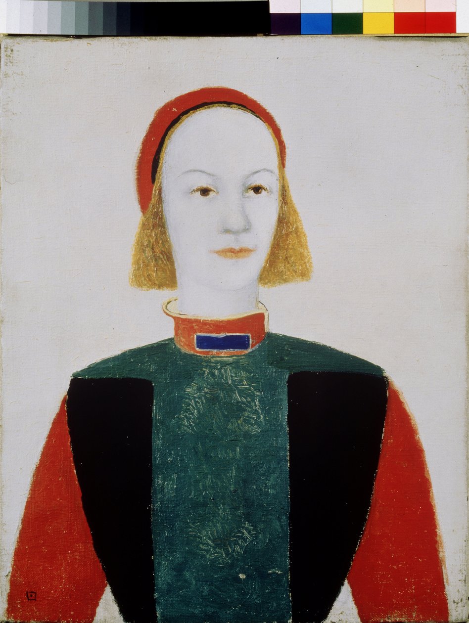 فتاة صغيرة (فتاة). رسم لكاسيمير سيفرينوفيتش ماليفيتش (ماليفيتش ، ماليفيتش) (1878-1935) ، زيت على قماش 1932. الفن الروسي ، الطليعة ، القرن العشرين ، التفوق. متحف الدولة الروسية ، سانت بطرسبرغ بواسطة كازيمير سيفرينوفيتش ماليفيتش