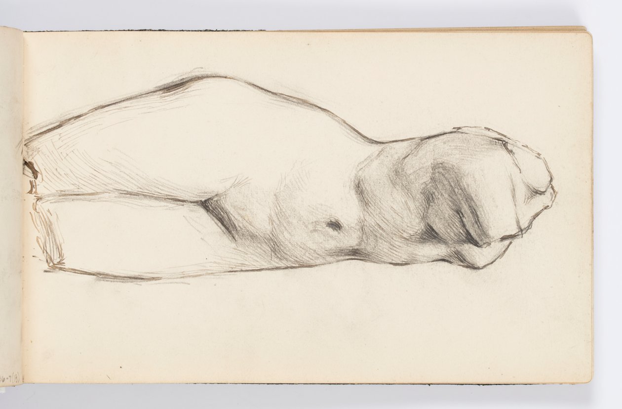 صفحة كراسة الرسم: تمثال كلاسيكي بواسطة كينيون كوكس