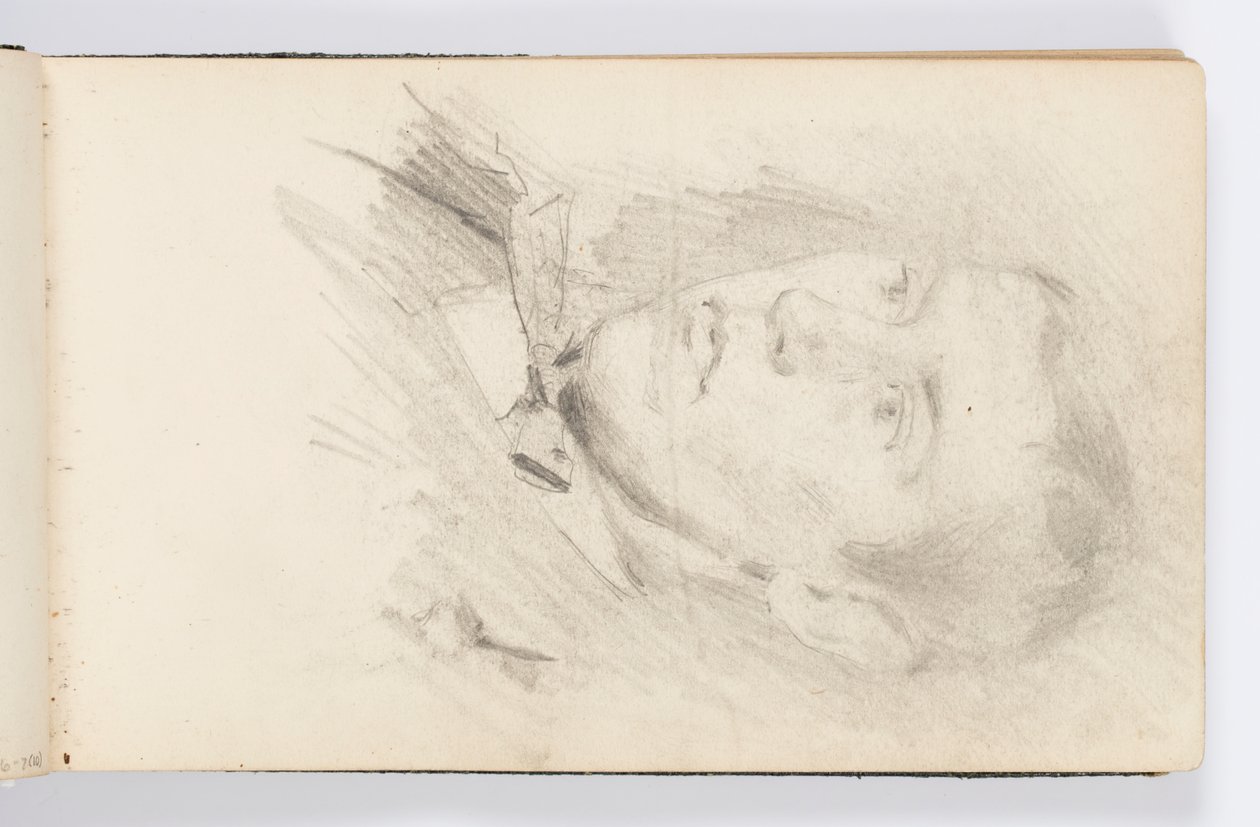 صفحة كراسة الرسم: صورة لشاب بواسطة كينيون كوكس