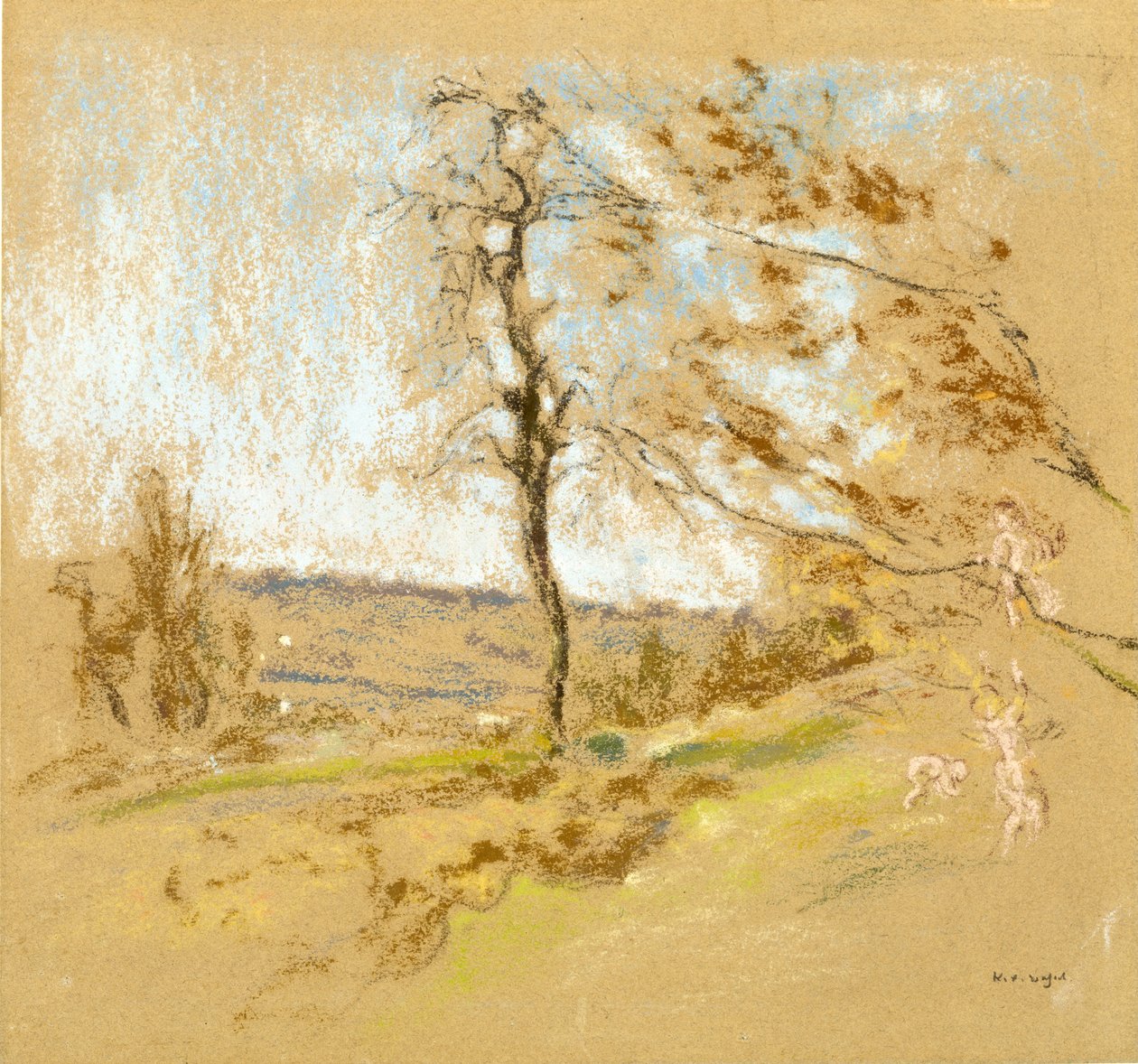 المناظر الطبيعية ، c.1900 بواسطة كير كزافييه روسيل
