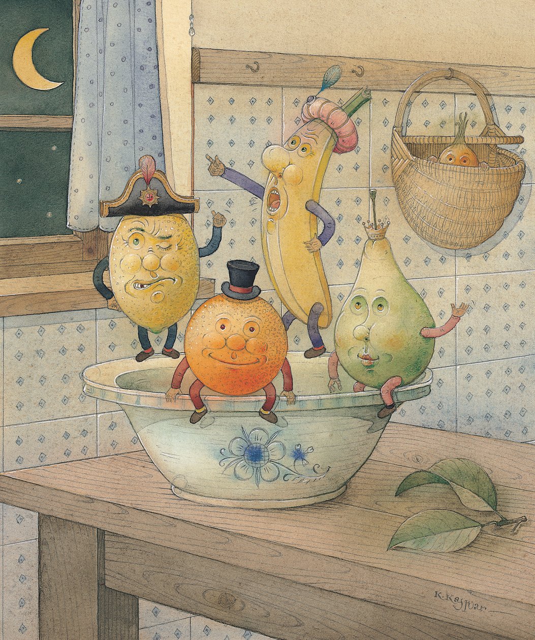 فواكه ، 2003 (مرحاض على ورق) بواسطة Kestutis Kasparavicius