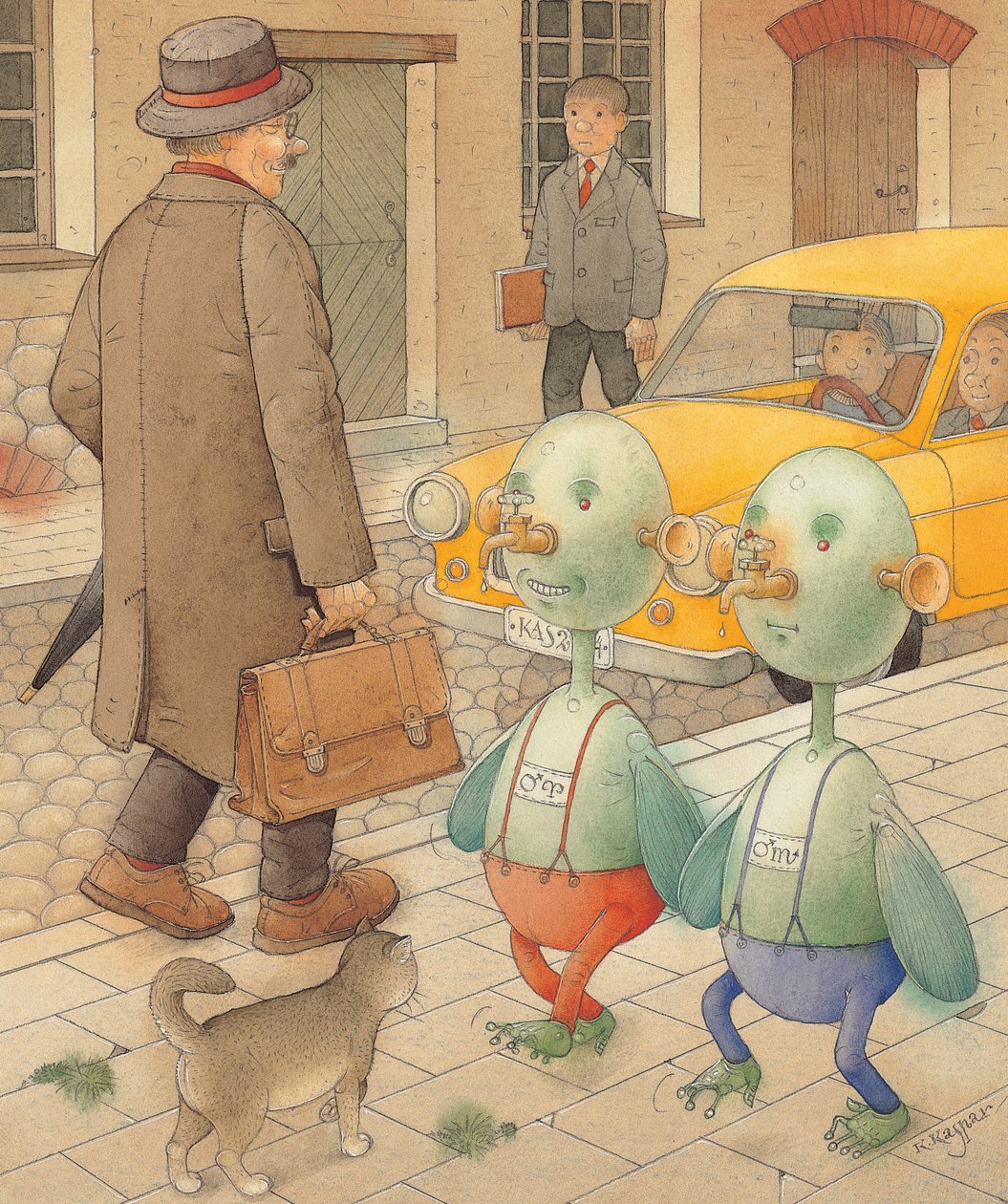 المريخون ، 2005 (مرحاض على ورق) بواسطة Kestutis Kasparavicius