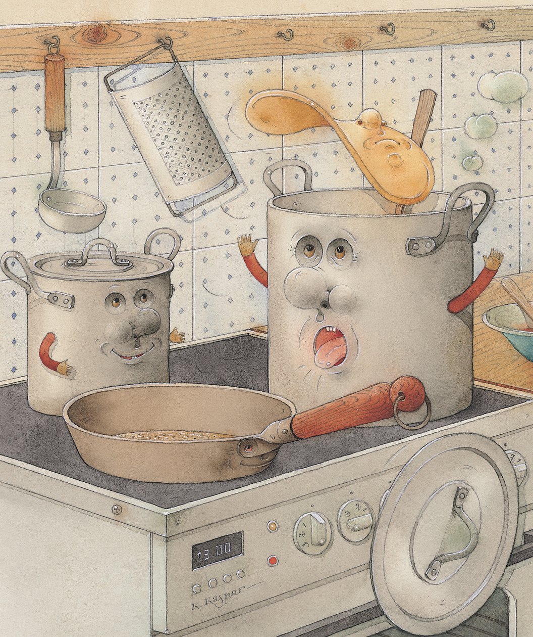 على نطاق المطبخ ، 2003 (مرحاض على ورق) بواسطة Kestutis Kasparavicius