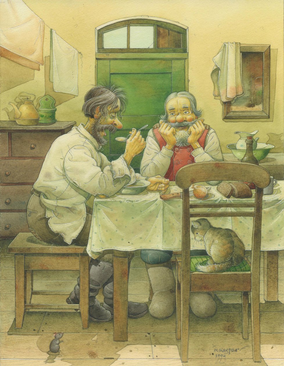 المشهد الروسي 06 ، 1994 (مرحاض على ورق) بواسطة Kestutis Kasparavicius