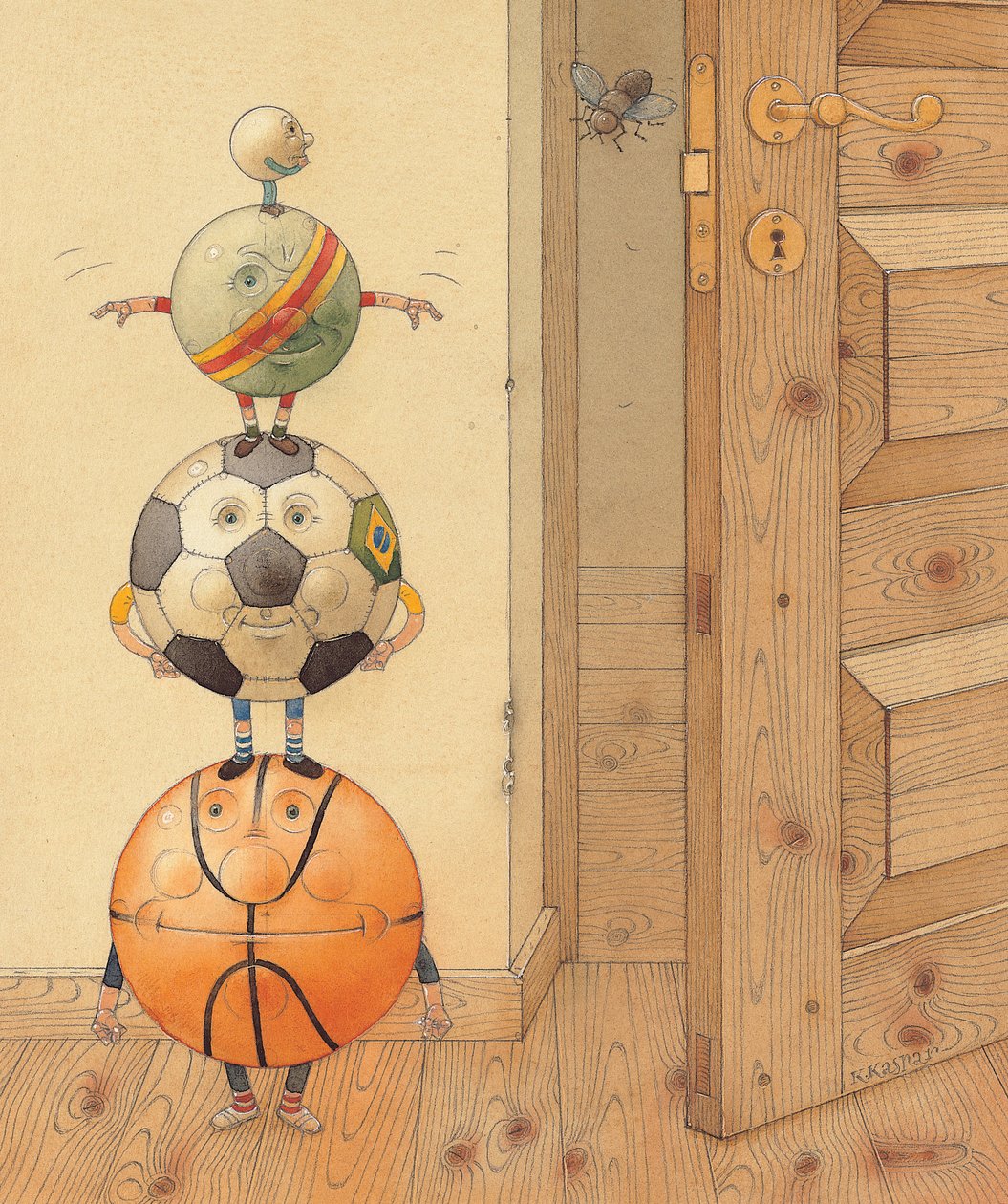 قصة مخيفة ، 2005 (مرحاض على ورق) بواسطة Kestutis Kasparavicius