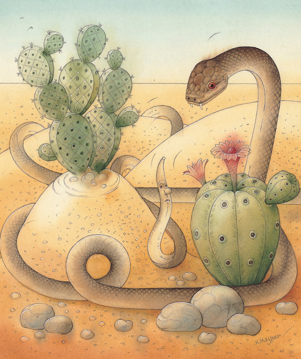 ثعبان ، 2005 (مرحاض على ورق) بواسطة Kestutis Kasparavicius