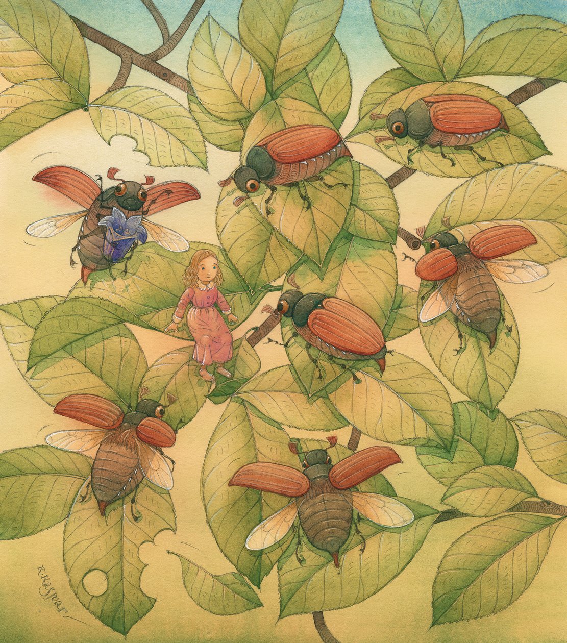 لينا الصغيرة 08 ، 2005 (مرحاض على ورق) بواسطة Kestutis Kasparavicius