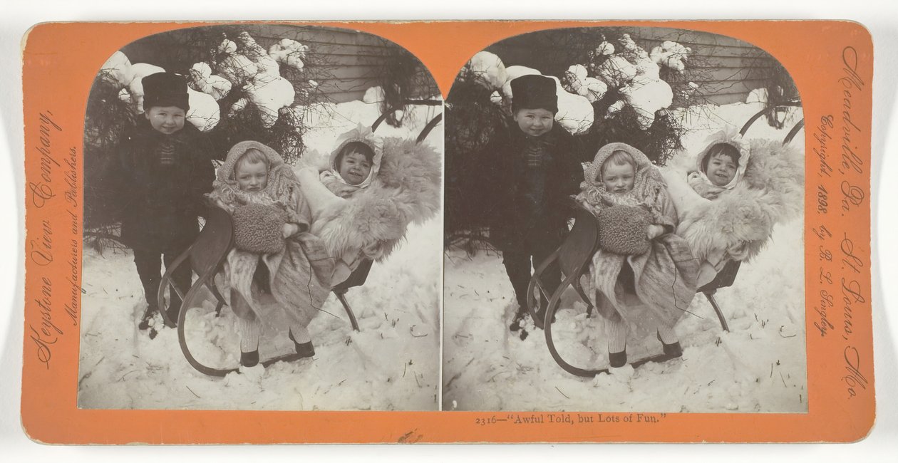 روى فظيعة ، لكن الكثير من المرح ، 1898. بواسطة شركة كيستون فيو