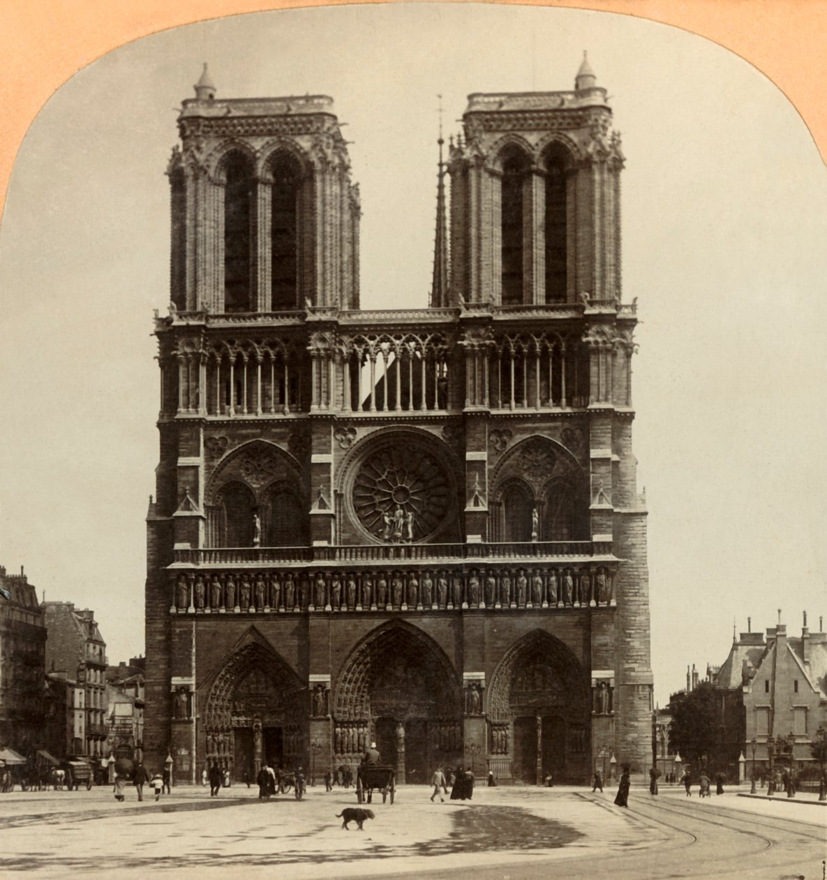نوتردام ، باريس ، فرنسا ، 1897. بواسطة شركة كيستون فيو