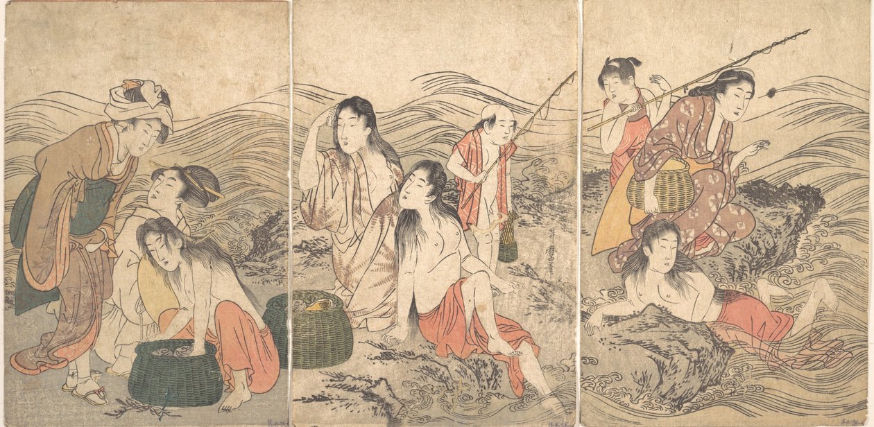 فتاة فيشرز آند باثرز 1791. بواسطة كيتاجاوا أوتامارو