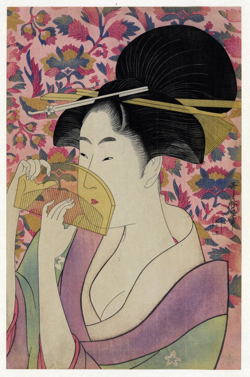 T Ran s Paren t Ko mb Par Utamaro، Kitagawa (1753-1806) بواسطة كيتاجاوا أوتامارو