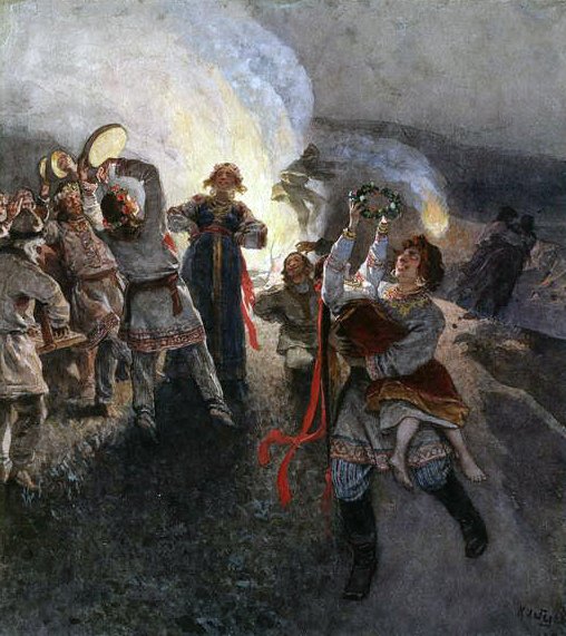 احتفالات عيد العمال ، 1902 (مرحاض على ورق) بواسطة Klavdiy Vasilievich Lebedev
