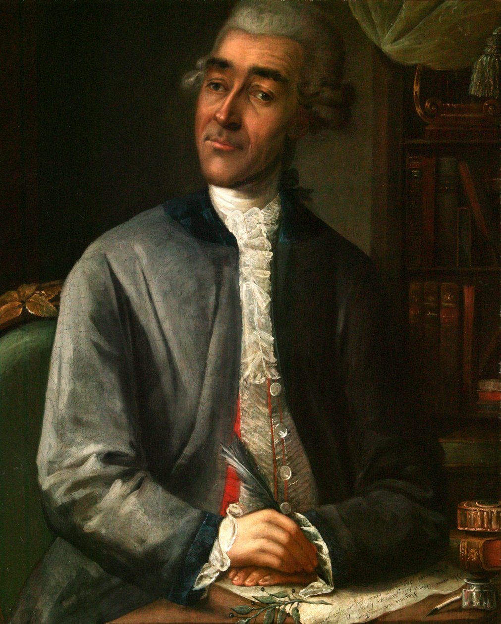 صورة للكاتب فاسيلي غريغوريفيتش روبان ، 1742-1795 ، 1786. بواسطة كليبكوف