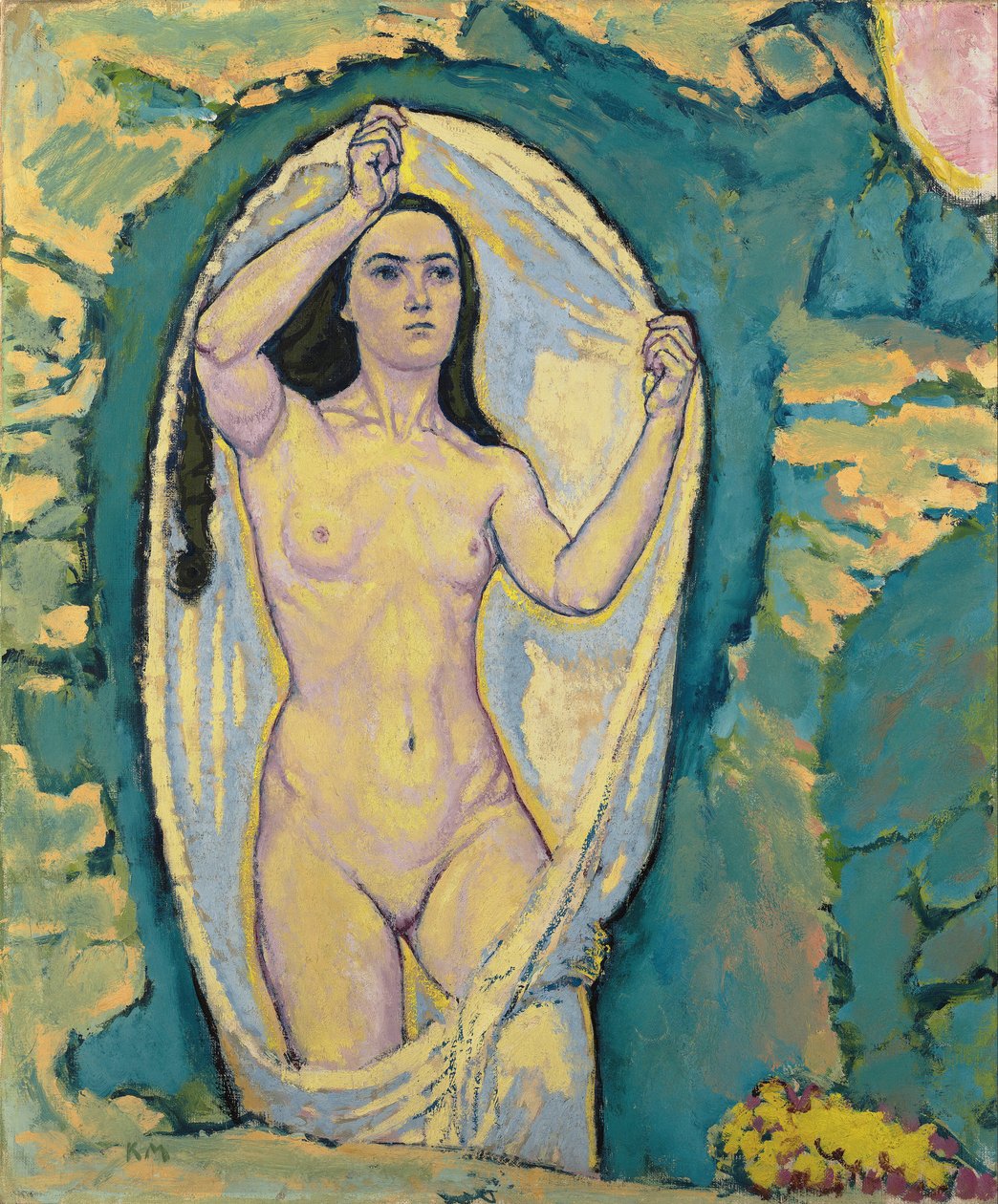 الزهرة في الكهف - موسر ، كولومان (1868-1918) - ج. 1914 - زيت على قماش - 75.5 × 62.7 - متحف ليوبولد ، فيينا بواسطة كلومان موسر