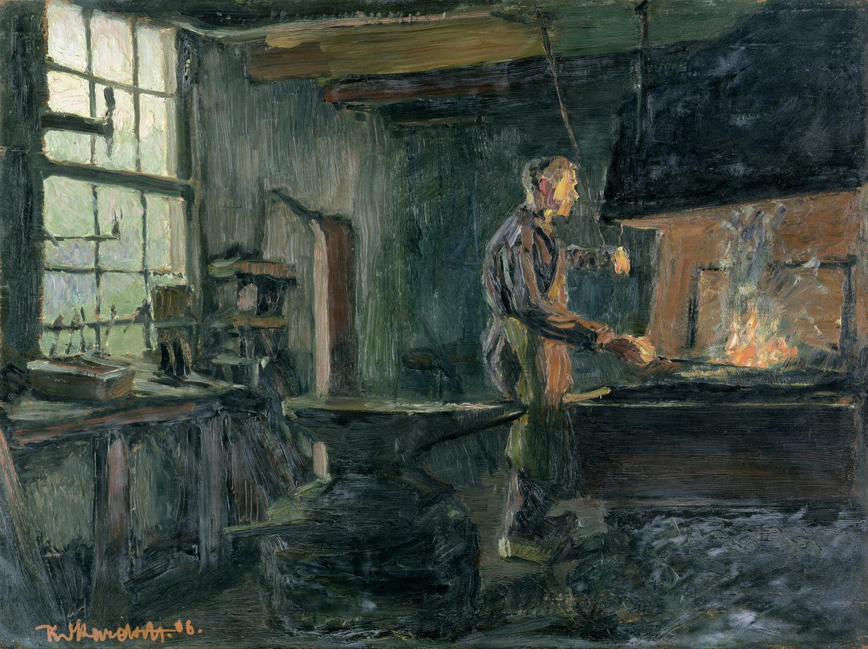 The Forge ، 1906 بواسطة Konrad von Kardorff