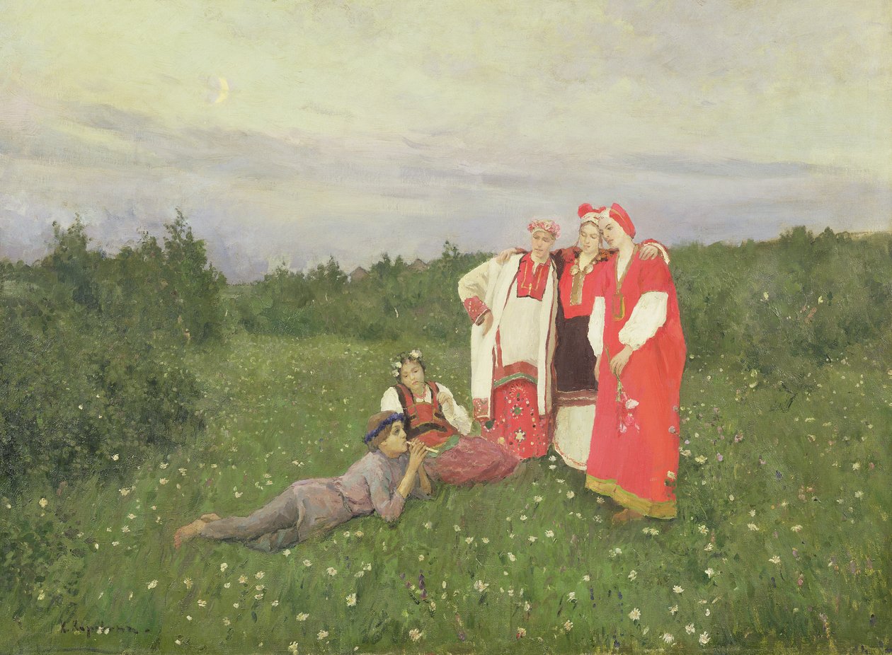 Idyll الشمالية ، 1886 بواسطة كونستانتين ألكسيفيتش كوروفين