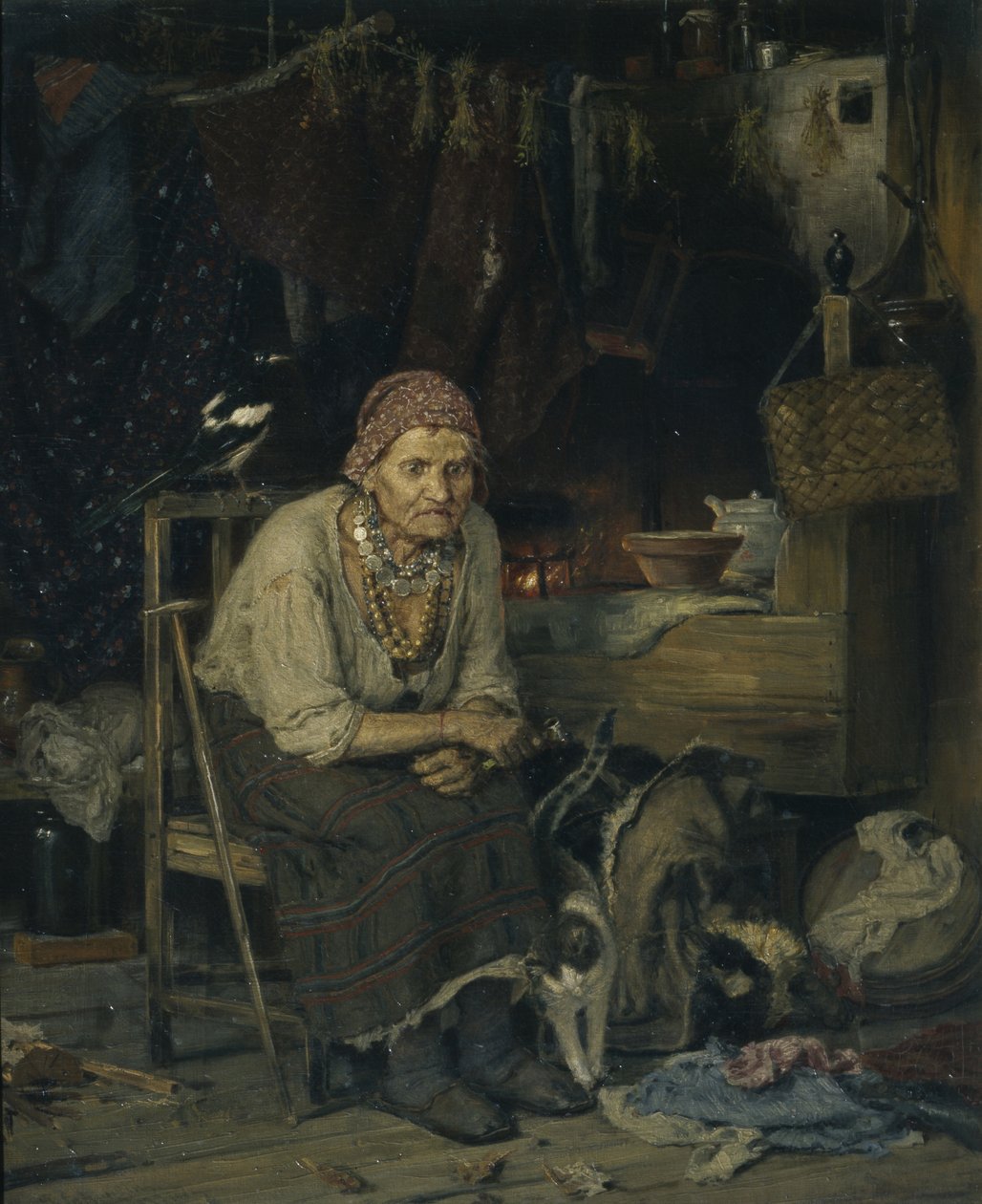 ساحرة ، 1879 بواسطة كونستانتين أبولونوفيتش سافيتسكي
