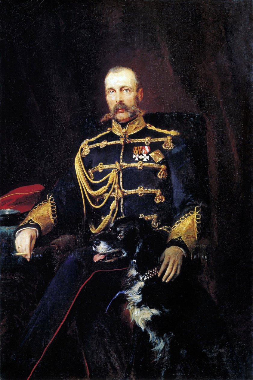الكسندر الثاني (1818-1881) ، قيصر روسيا بواسطة كونستانتين إيجوروفيتش ماكوفسكي