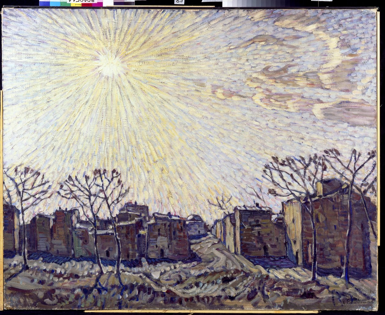 الشمس - Peinture de Konstantin Fyodorovich Bogayevsky (Bogaevsky) (1872-1943). (1872-1943) ألوان زيتية على قماش ، 1906 غاليري إقليمي للفنون ، فولوغدا 111x138 بواسطة كونستانتين فيدوروفيتش بوغيفسكي